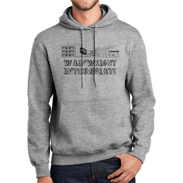 Wainwright - Essential Fleece Pullover Hooded Sweatshirt (building) Thumbnail